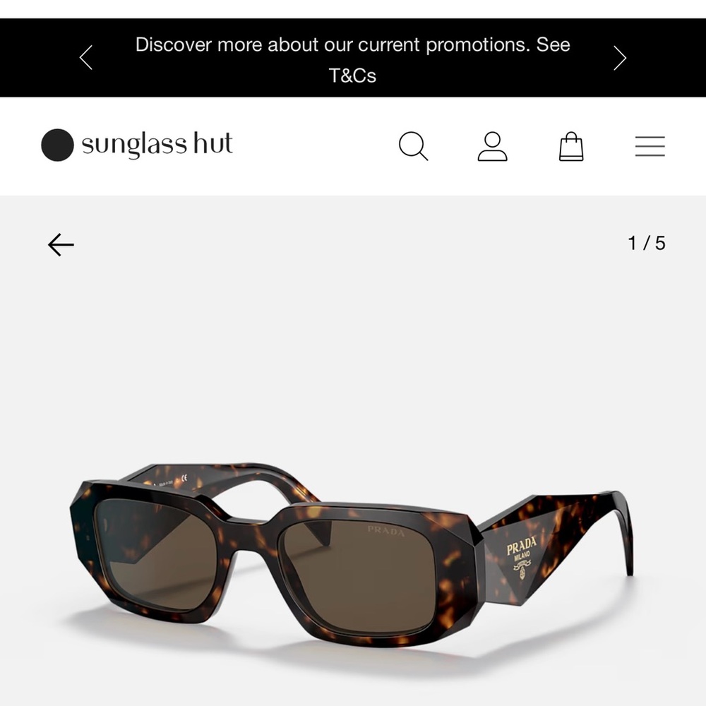 Prada Symbole Sunglasses - Tortoise